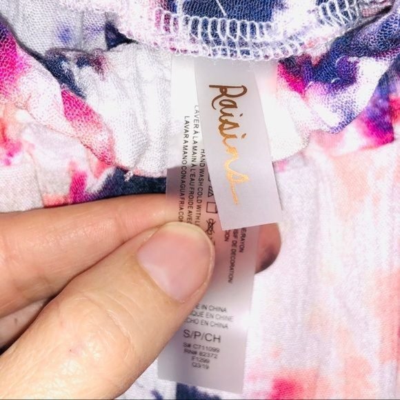 Raisins Cover Ups Tie Dye Torquay Smock Romper - Picture 6 of 7